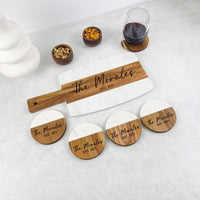 Board and Coaster Set