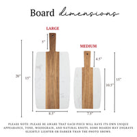 Personalized Marble Wood Cutting Board Coaster Set, Engraved Charcuterie Board, Anniversary Gift, Housewarming Gift, Wedding Engagement Gift