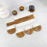 Board and Coaster Set