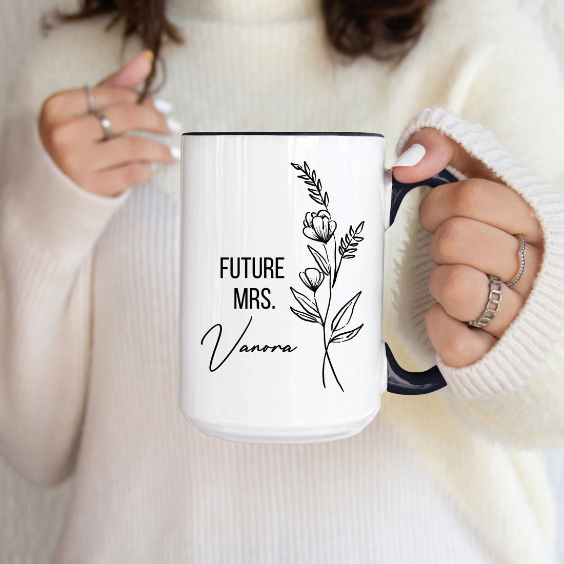 Future Mrs Mug, Custom Gifts, Mrs Mug,Personalized Future Mrs Glass, Wedding Gifts,Bridal Shower Gift , Engagement Gift, Perfect Bride Gift