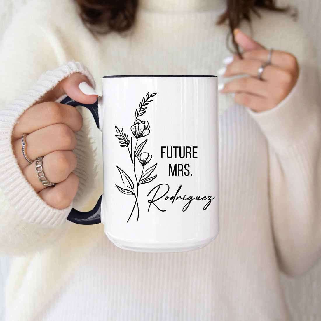 Future Mrs Mug, Custom Gifts, Mrs Mug,Personalized Future Mrs Glass, Wedding Gifts,Bridal Shower Gift , Engagement Gift, Perfect Bride Gift