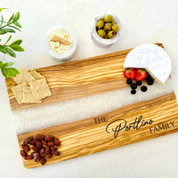 Engraved Cheese Board, Custom Cutting Board, Olive Wood and Resin Charcuterie Board, Serving Tray, Personalized Wedding Engagement Gift