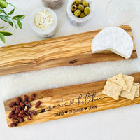 Resin and Olive Wood Charcuterie Board, Perfect Gift for Mother's Day, Engraved Charcuterie Board, Unique Grandma Gift,Custom Mom to be Gift