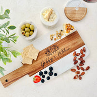 Engraved Marble Cheese Board Christmas Gift