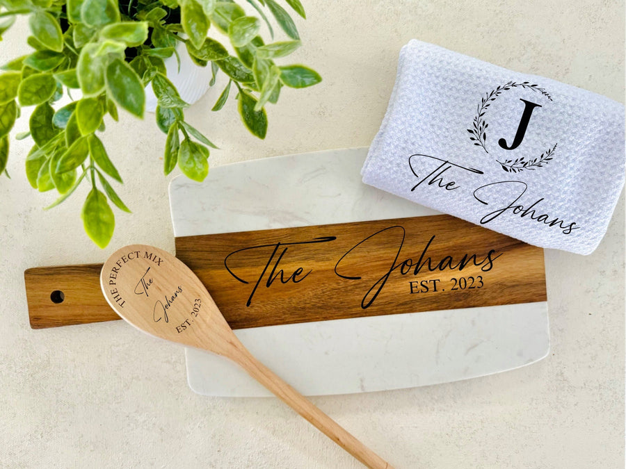 Gift Set - Board, Spoon and Towel